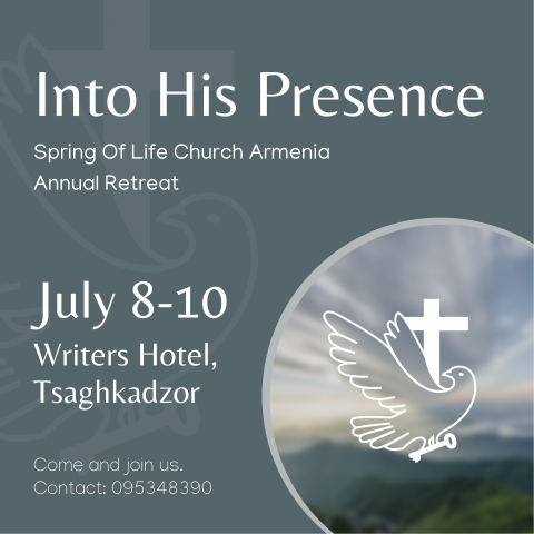 ”Into His Presence” conference in Armenia