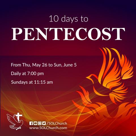 10 Days to Pentecost 
